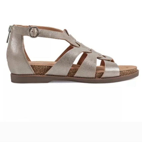 New Earth Dale Leather Sandals Size 6 - Picture 3 of 7